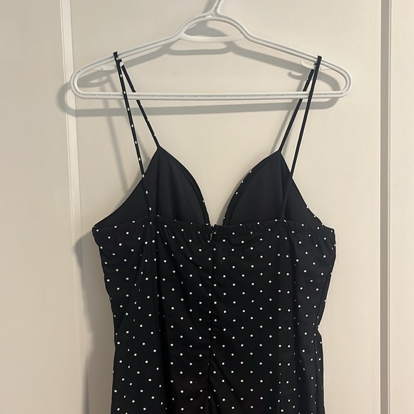 Black and white polka dot dress - Picture 3 of 5